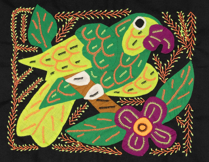 Multi-Color Parrot Bird Green And Purple Molita