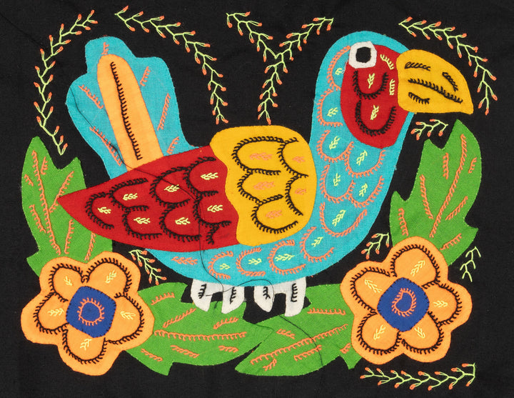 Multicolor Bird Orange And Blue Molita