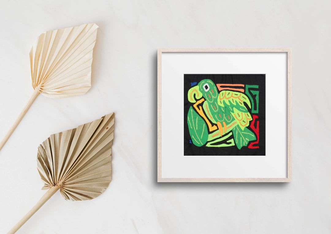 Multicolor Orange And Green Bird Molita