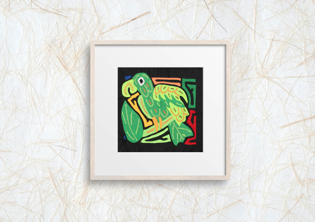 Multicolor Orange And Green Bird Molita