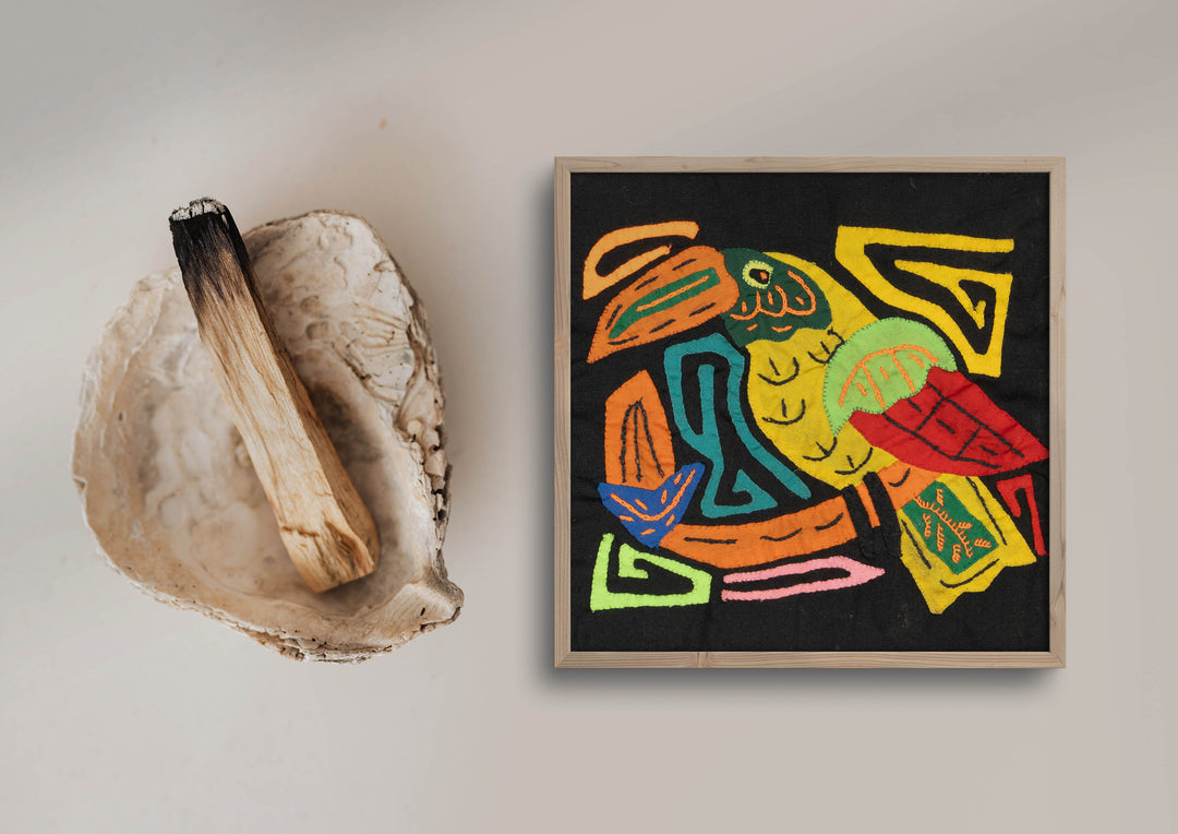 Multicolor Yellow Red And Brown Bird Molita