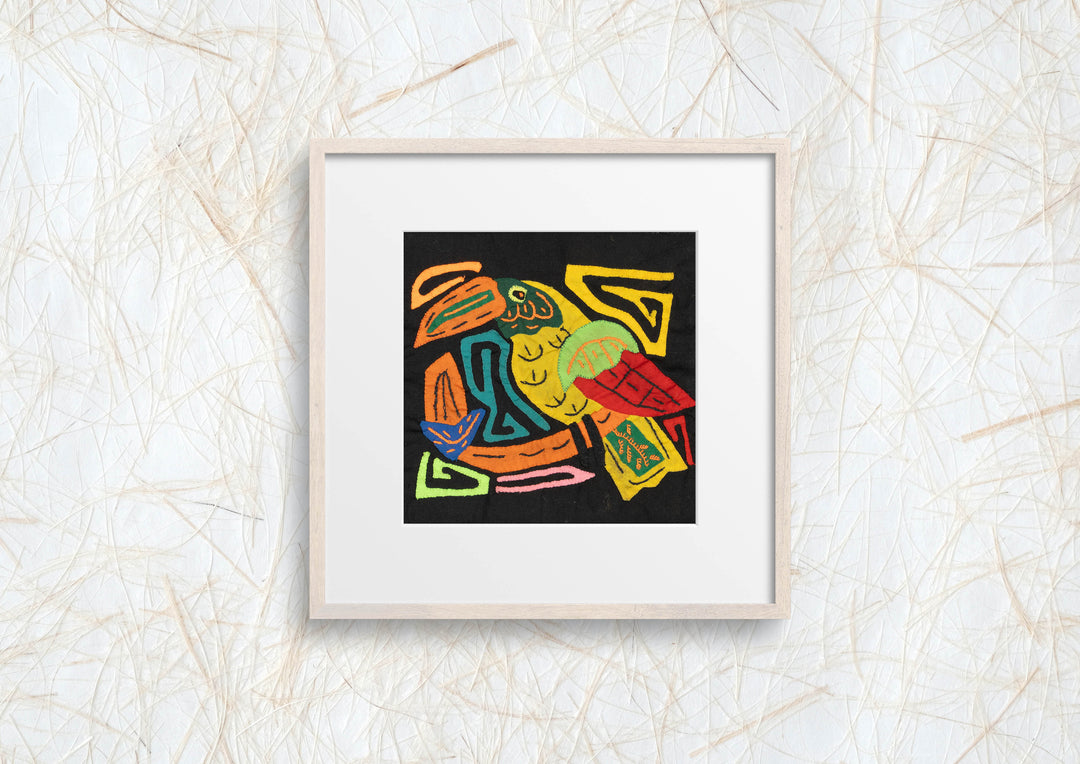 Multicolor Yellow Red And Brown Bird Molita