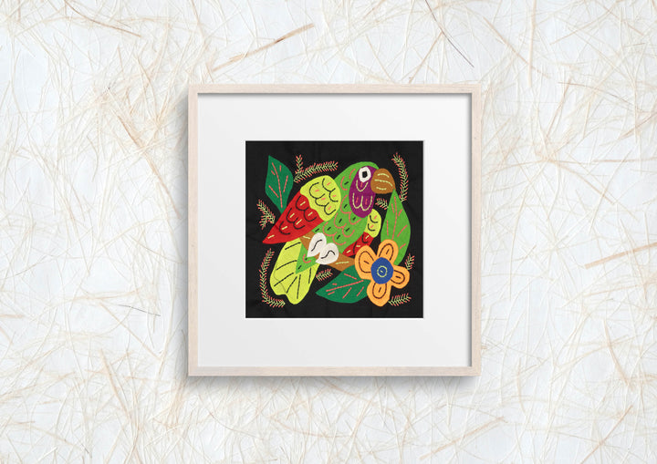 Multicolor Parrot Bird Red And Green Molita