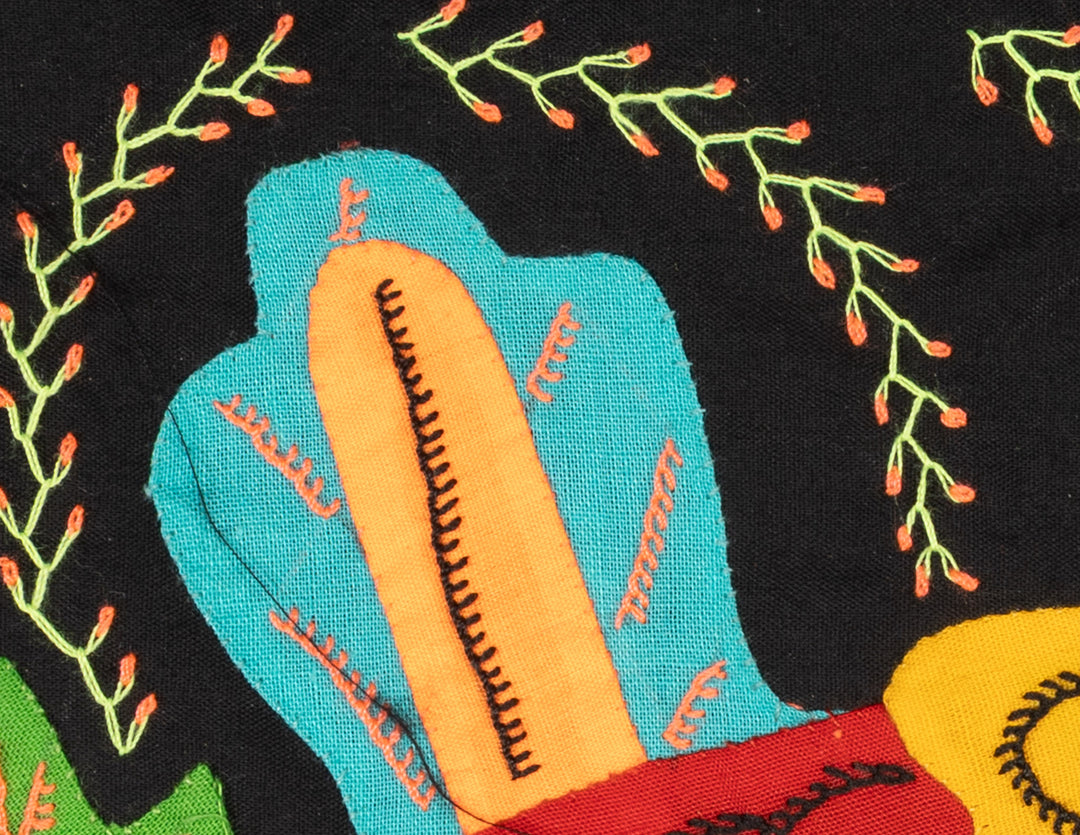 Multicolor Bird Orange And Blue Molita