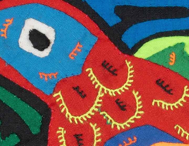 Multicolor Red Green And Blue Bird Molita