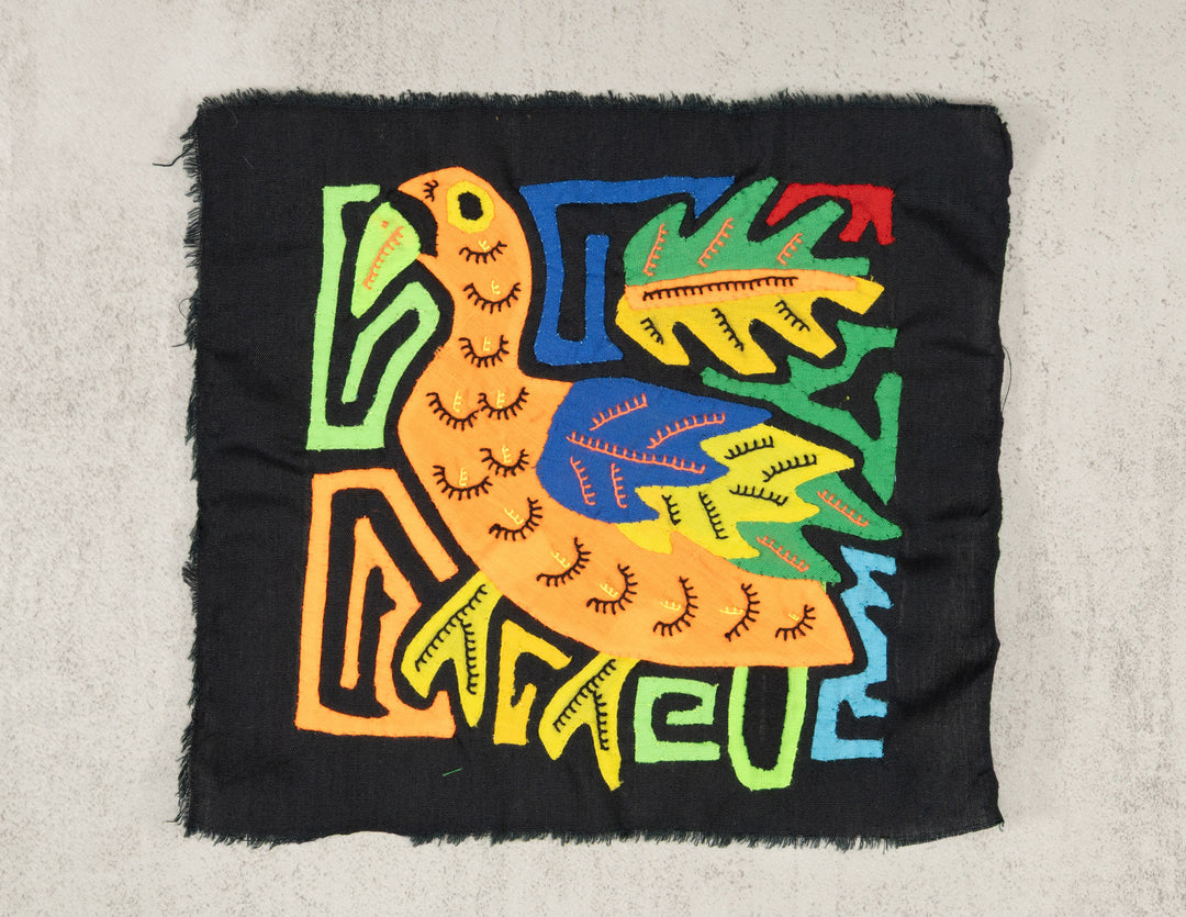 Multicolor Blue Orange And Yellow Bird Molita