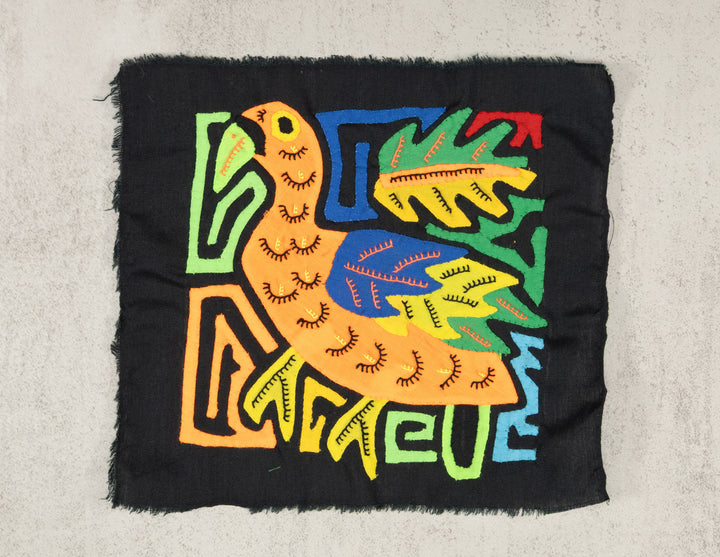 Multicolor Blue Orange And Yellow Bird Molita