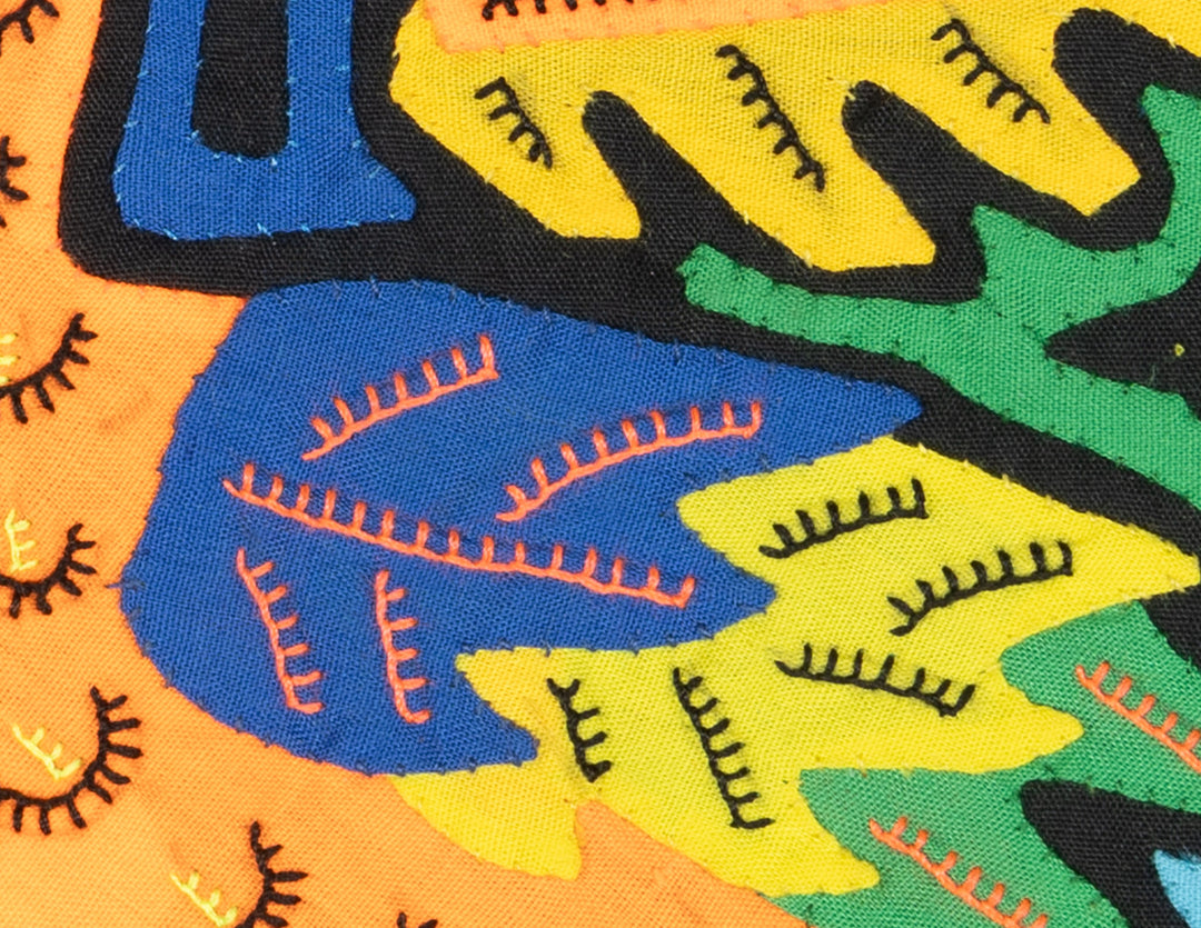 Multicolor Blue Orange And Yellow Bird Molita