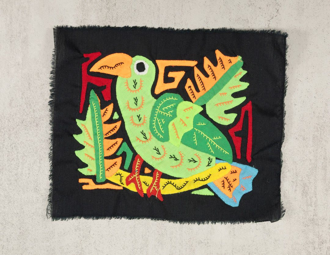 Multicolor Green And Orange Bird Molita