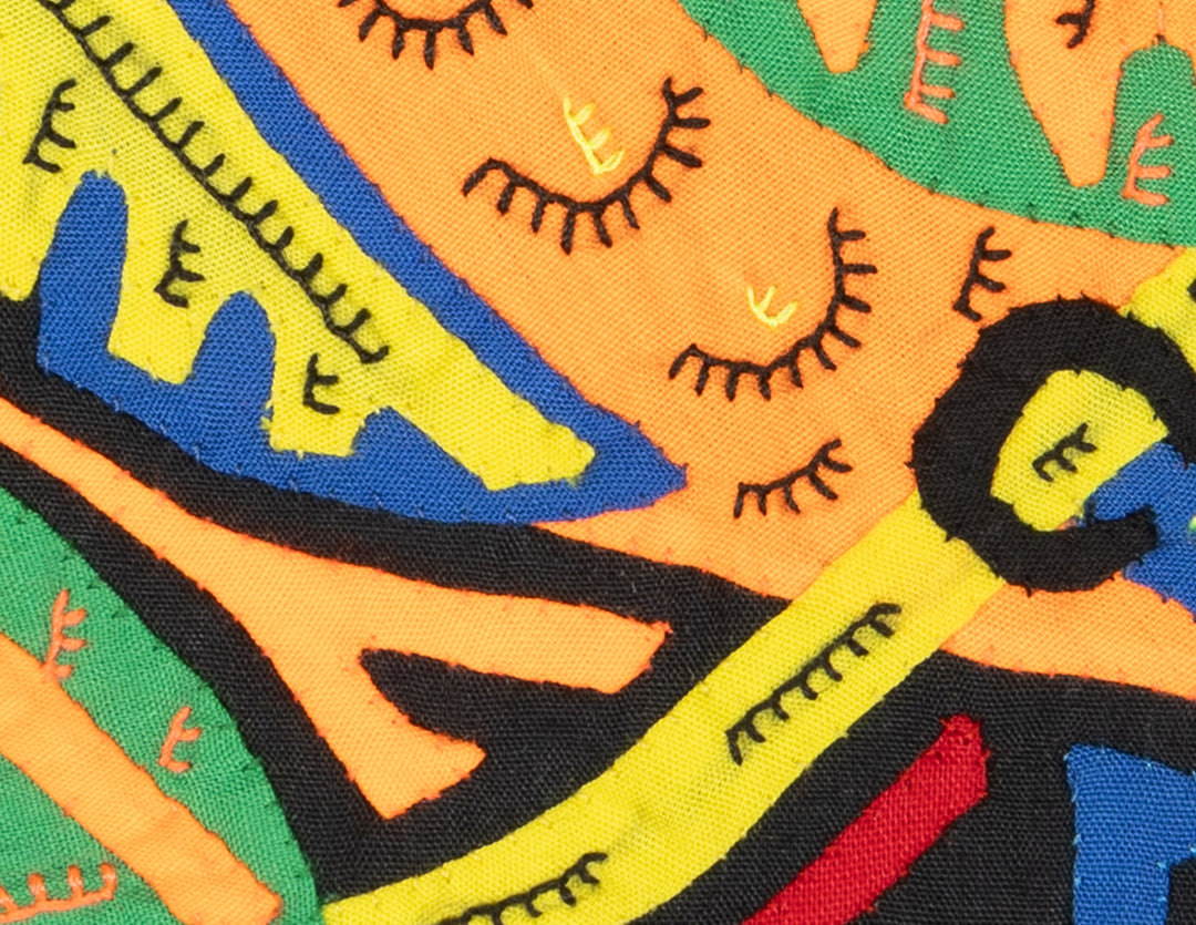 Multicolor Blue Orange And Green Bird Molita