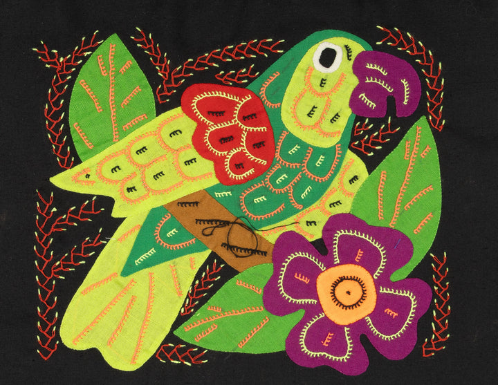 Multi-Color Parrot Bird Green And Purple Molita