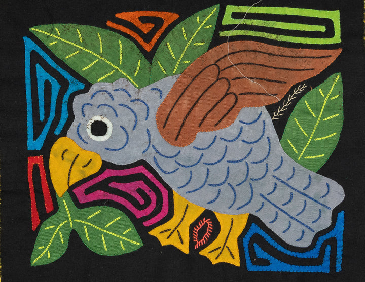 Multicolor Bird Gray And Green Molita