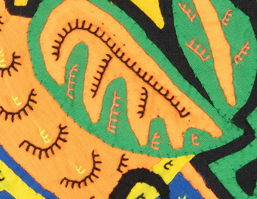 Multicolor Blue Orange And Green Bird Molita