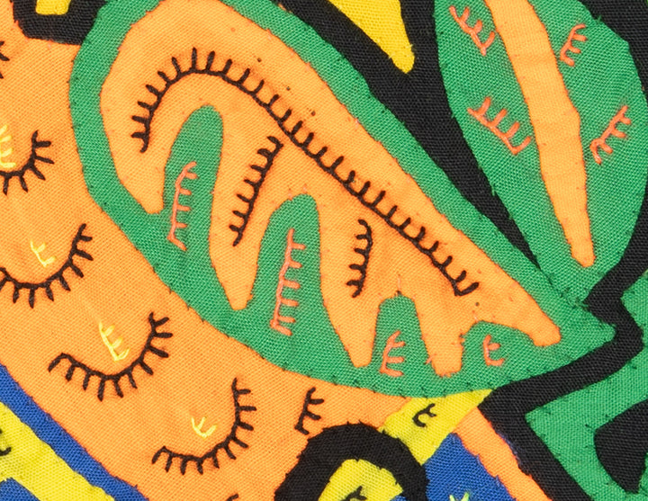 Multicolor Blue Orange And Green Bird Molita