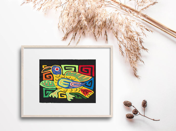 Multicolor Yellow Blue And Green Bird Molita