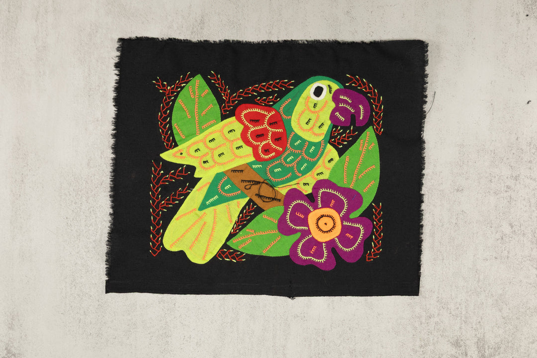 Multi-Color Parrot Bird Green And Purple Molita