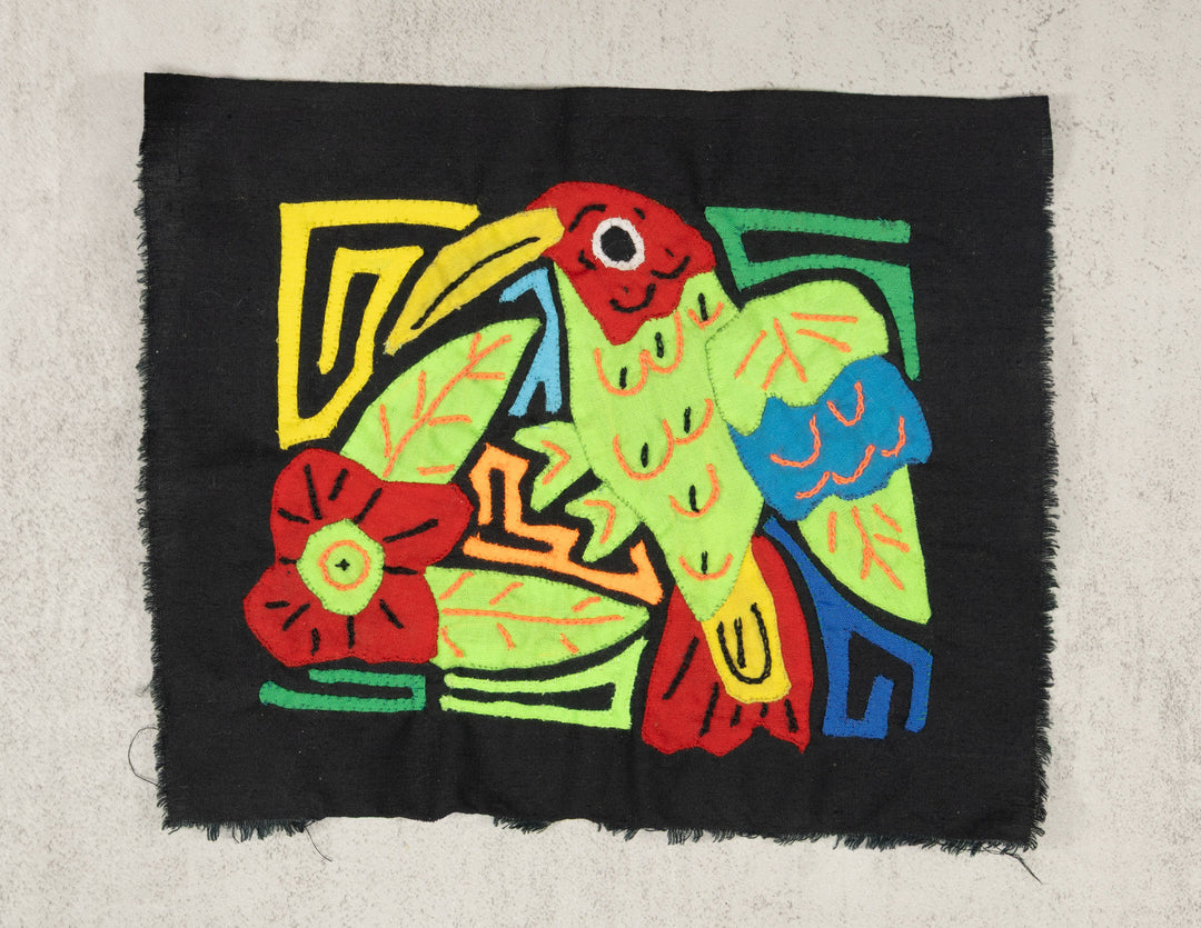 Multicolor Red And Green Bird Molita