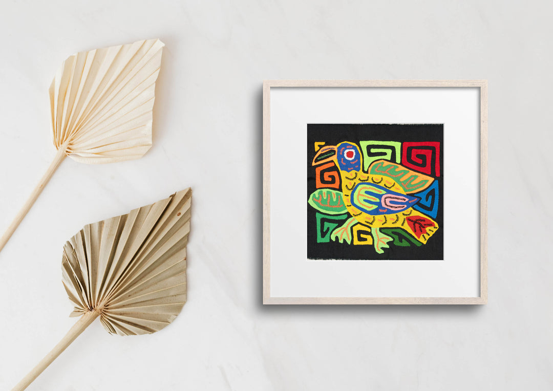 Multicolor Yellow Blue And Green Bird Molita