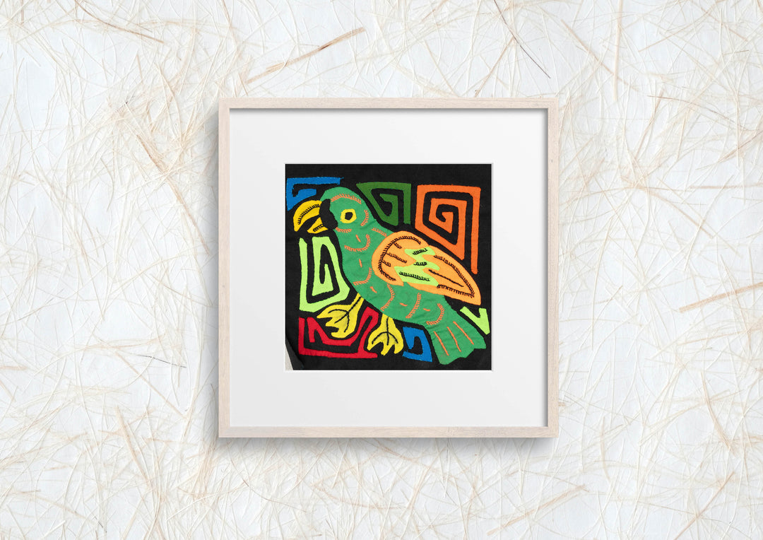 Multicolor Orange And Green Bird Molita