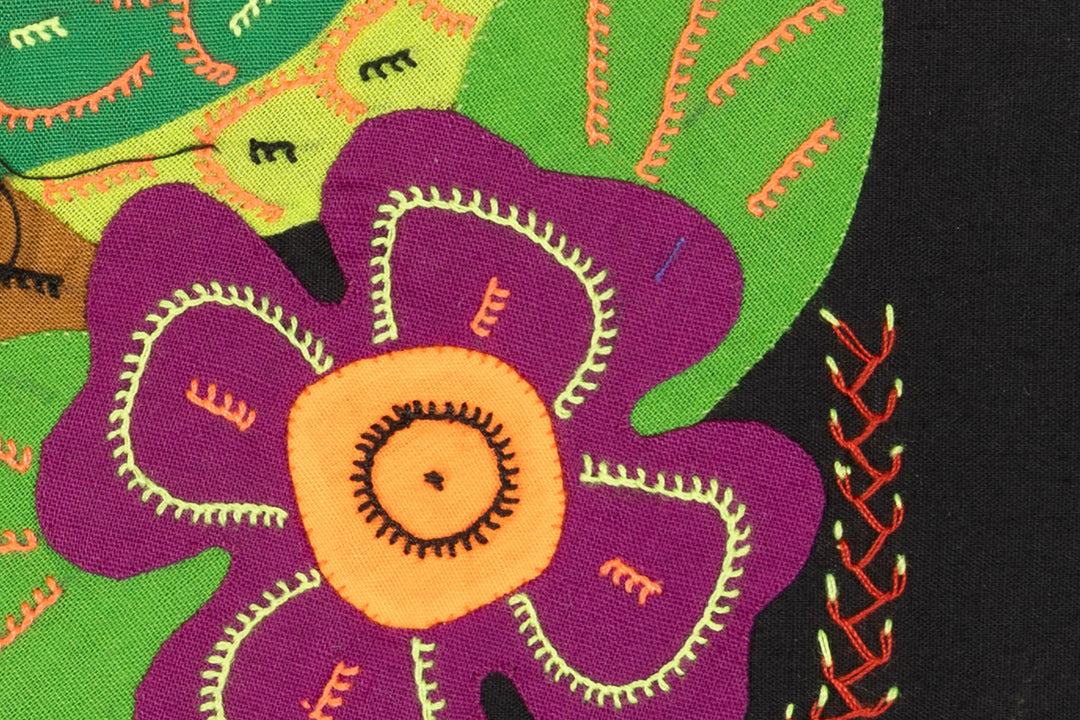 Multi-Color Parrot Bird Green And Purple Molita