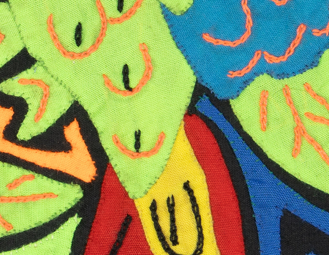 Multicolor Red And Green Bird Molita