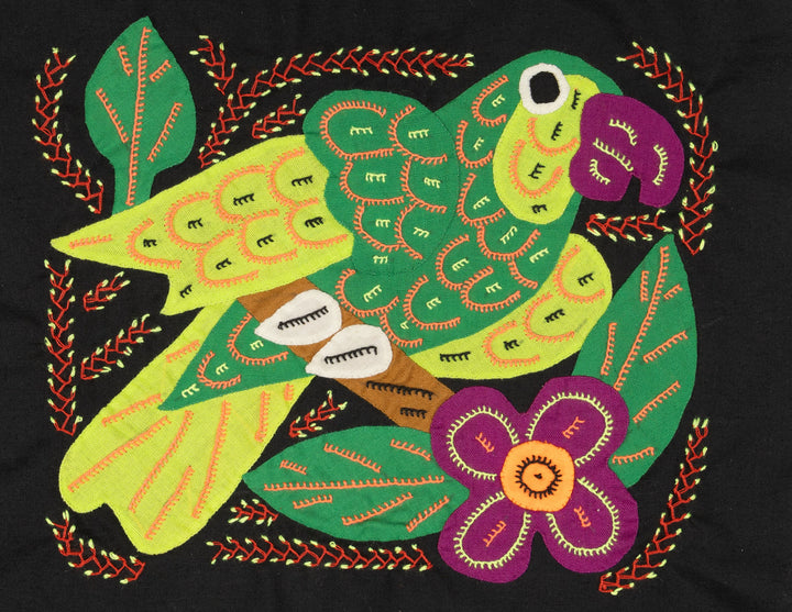 Multi-Color Parrot Bird Green And Purple Molita