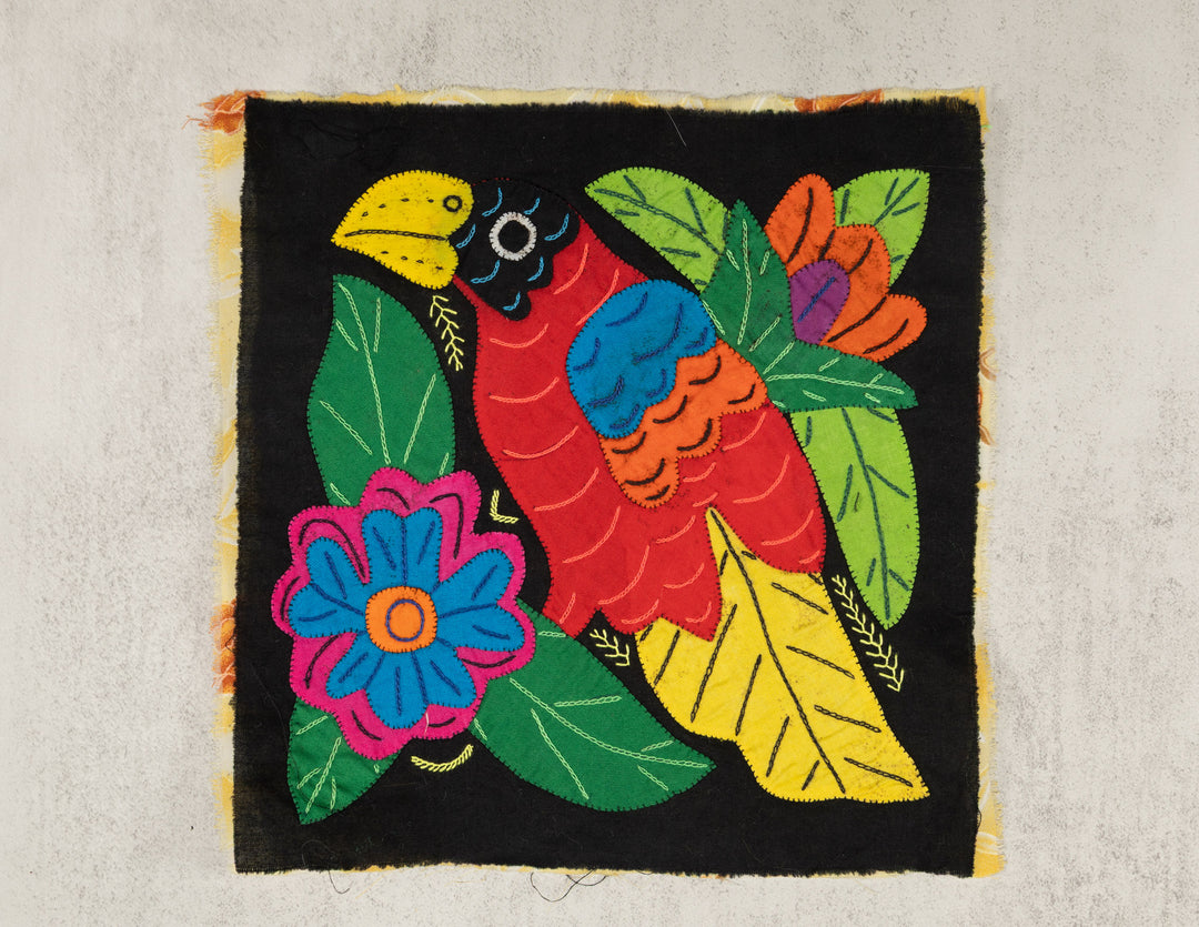 Multicolor Bird Red And Yellow Molita