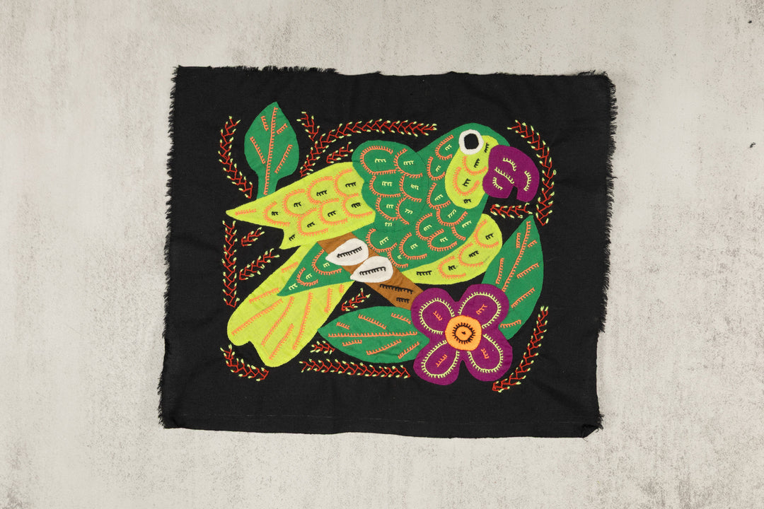 Multi-Color Parrot Bird Green And Purple Molita