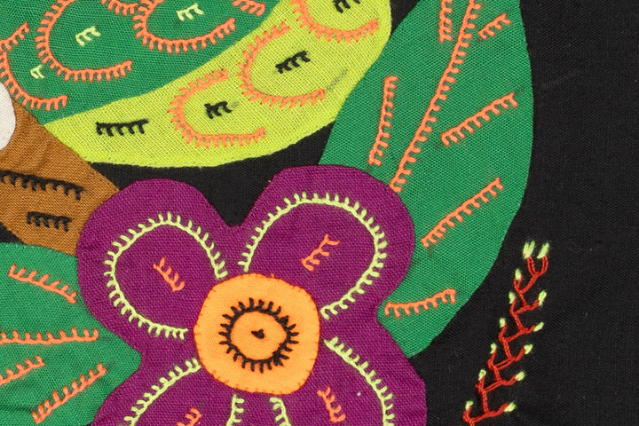 Multi-Color Parrot Bird Green And Purple Molita