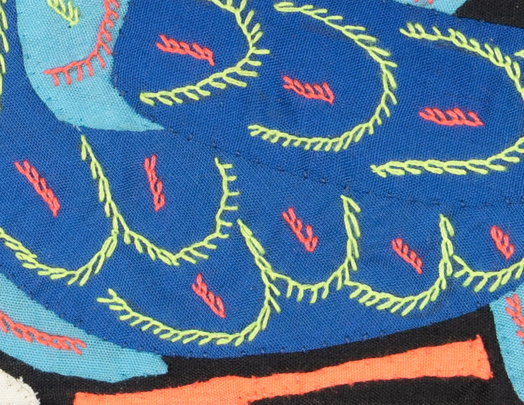 Multicolor Blue Bird Molita