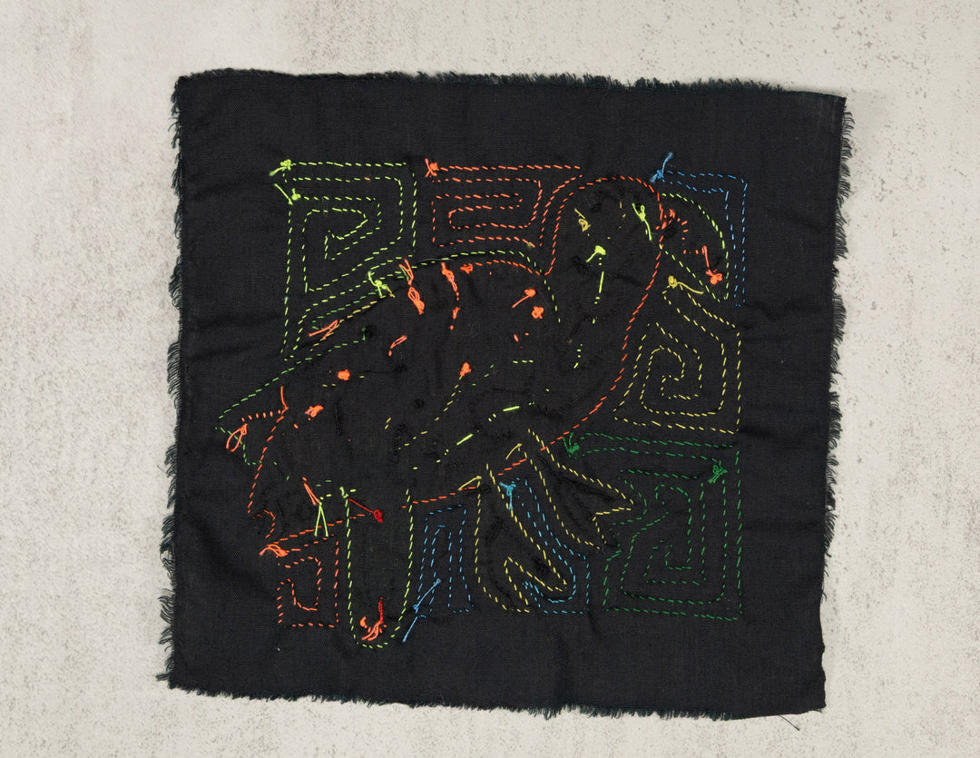 Multicolor Green And Orange Bird Molita