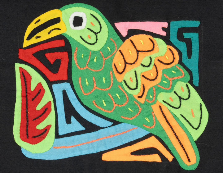 Multicolor Green Orange And Blue Bird Molita