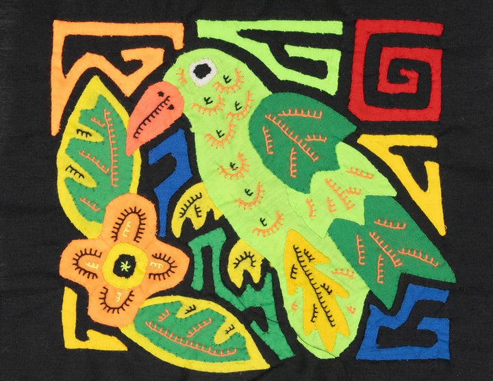 Multicolor Green And Orange Bird Molita