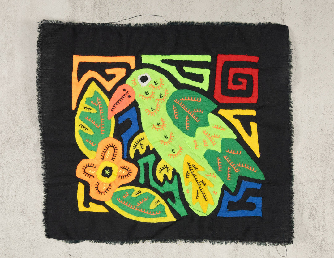 Multicolor Green And Orange Bird Molita