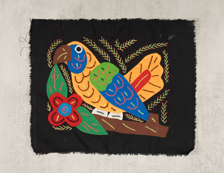 Multicolor Bird Orange And Blue Molita