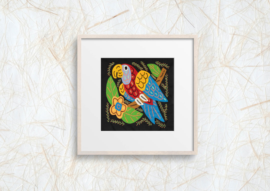 Multicolor Parrot Bird Red And Blue Molita
