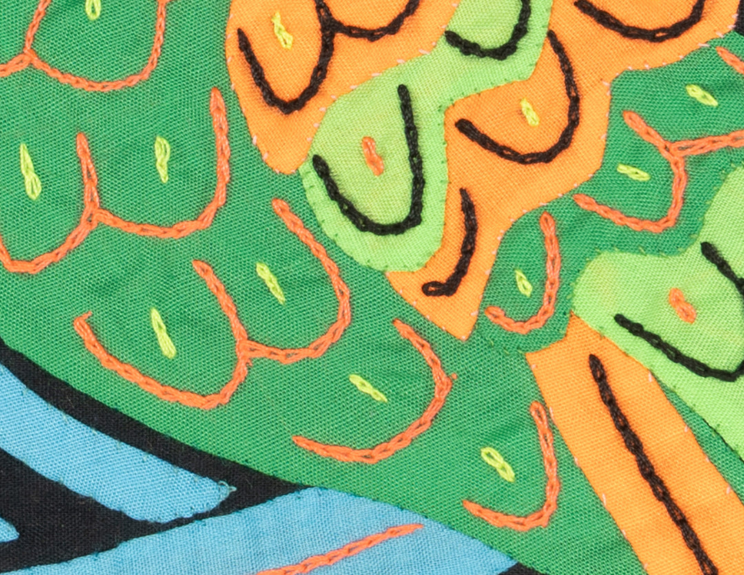 Multicolor Green Orange And Blue Bird Molita