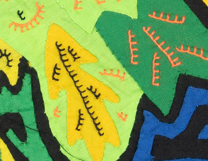 Multicolor Green And Orange Bird Molita