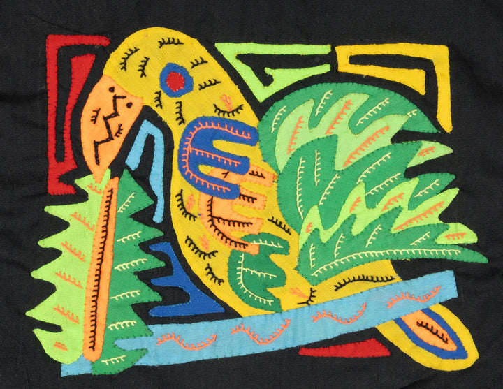 Multicolor Yellow Green And Orange Bird Molita