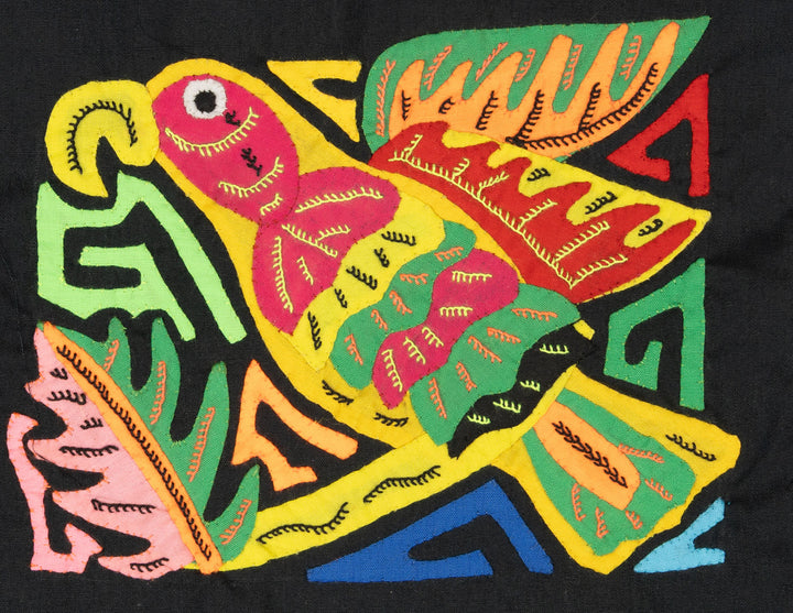 Multicolor Green Orange And Red Bird Molita