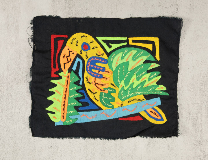 Multicolor Yellow Green And Orange Bird Molita