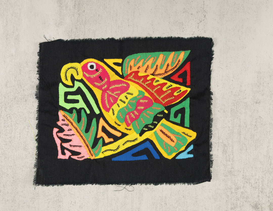 Multicolor Green Orange And Red Bird Molita