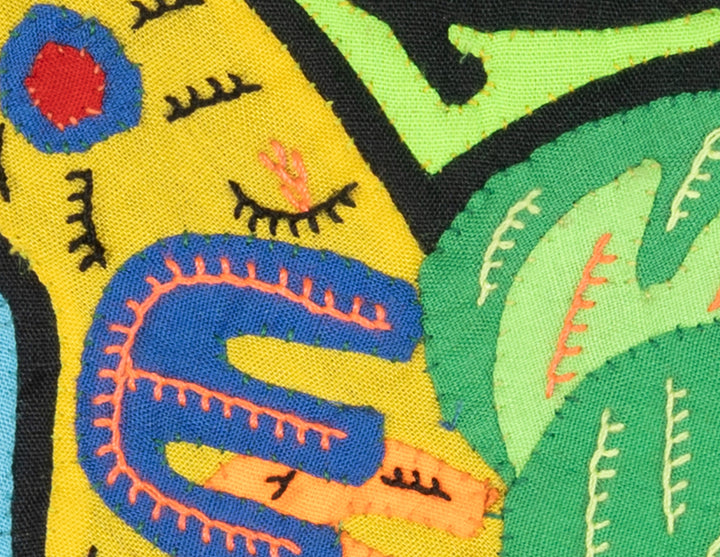 Multicolor Yellow Green And Orange Bird Molita