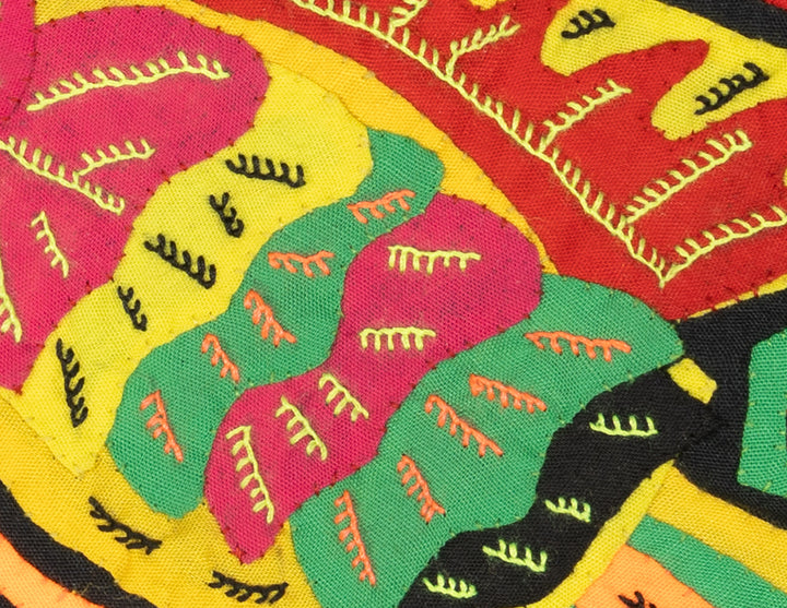 Multicolor Green Orange And Red Bird Molita