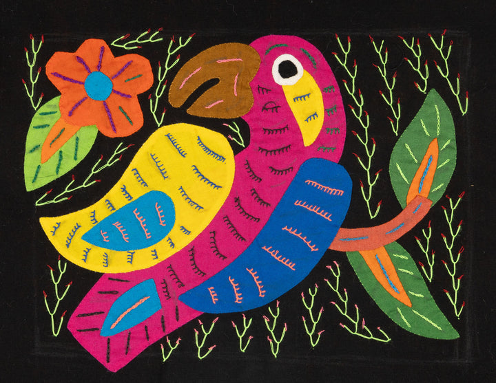 Multi-Color Parrot Bird Blue And Red Molita