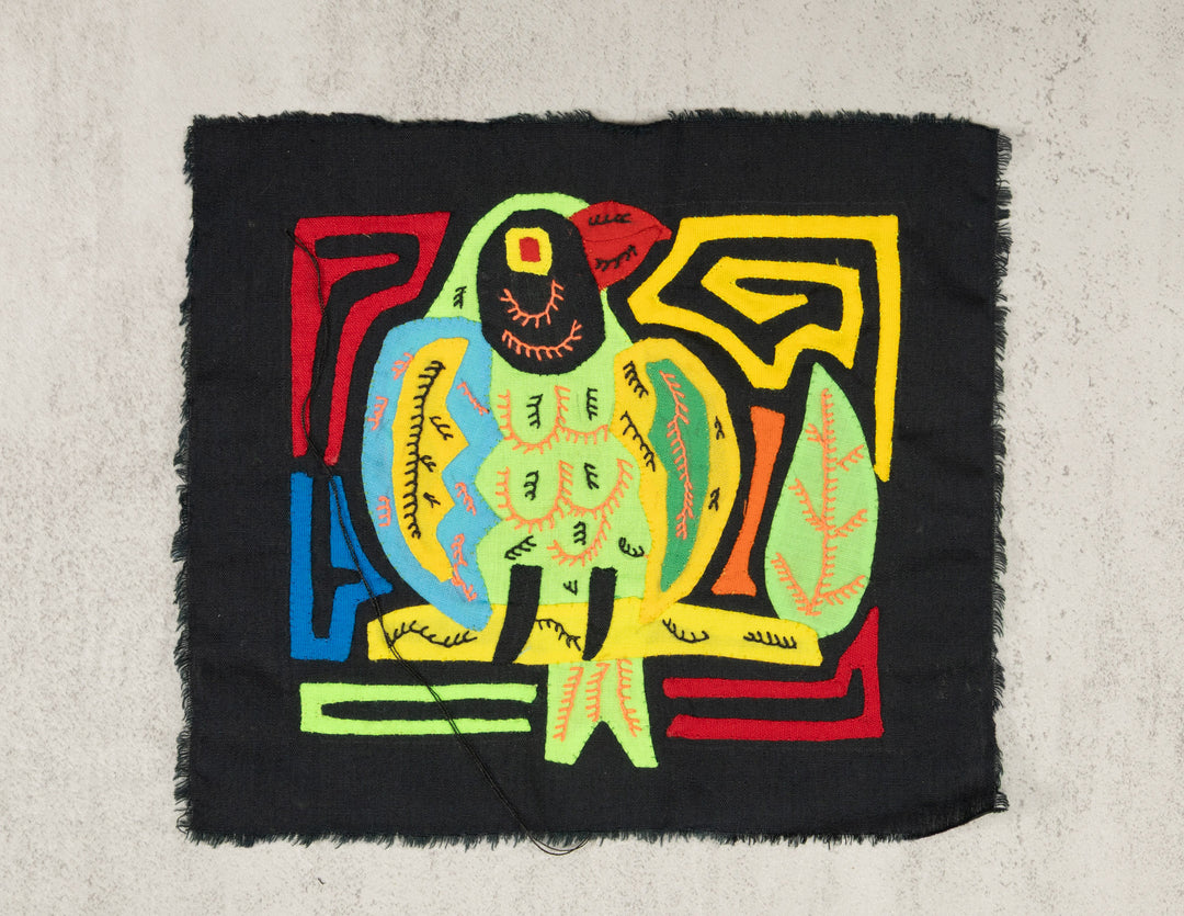 Multicolor Yellow Green And Red Bird Molita