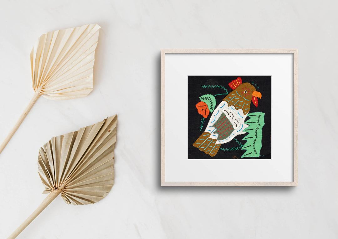 Multicolor White And Brown Bird Molita