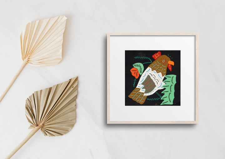 Multicolor White And Brown Bird Molita