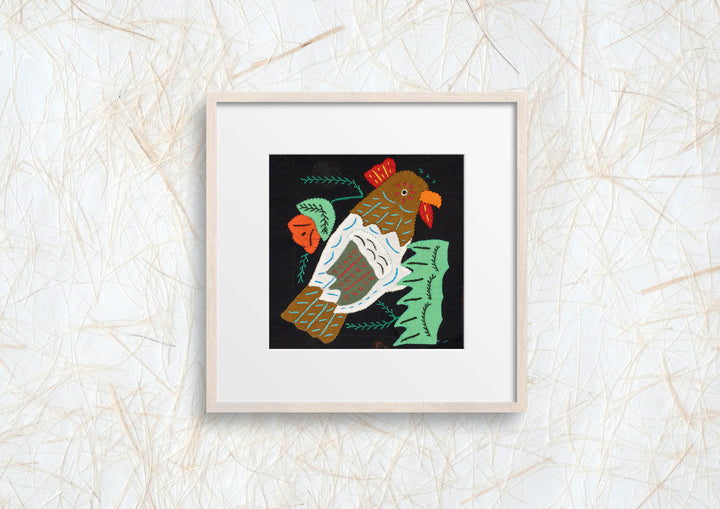 Multicolor White And Brown Bird Molita