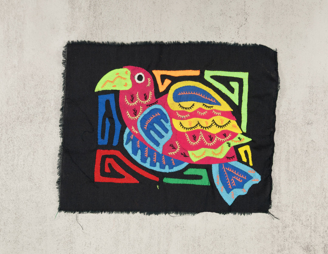 Multicolor Blue Yellow And Red Bird Molita